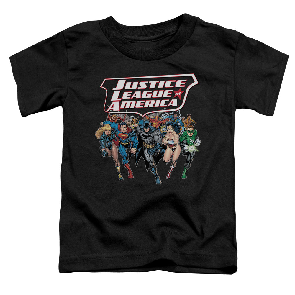 JLA Charging Justice Licensed Toddler T-Shirt LG