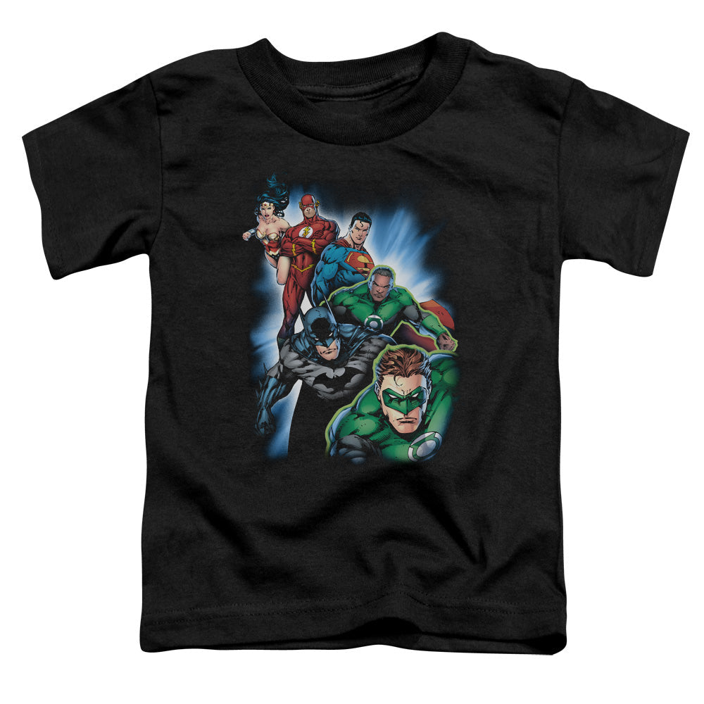 JLA Heroes Unite Licensed Toddler T-Shirt SM-LG