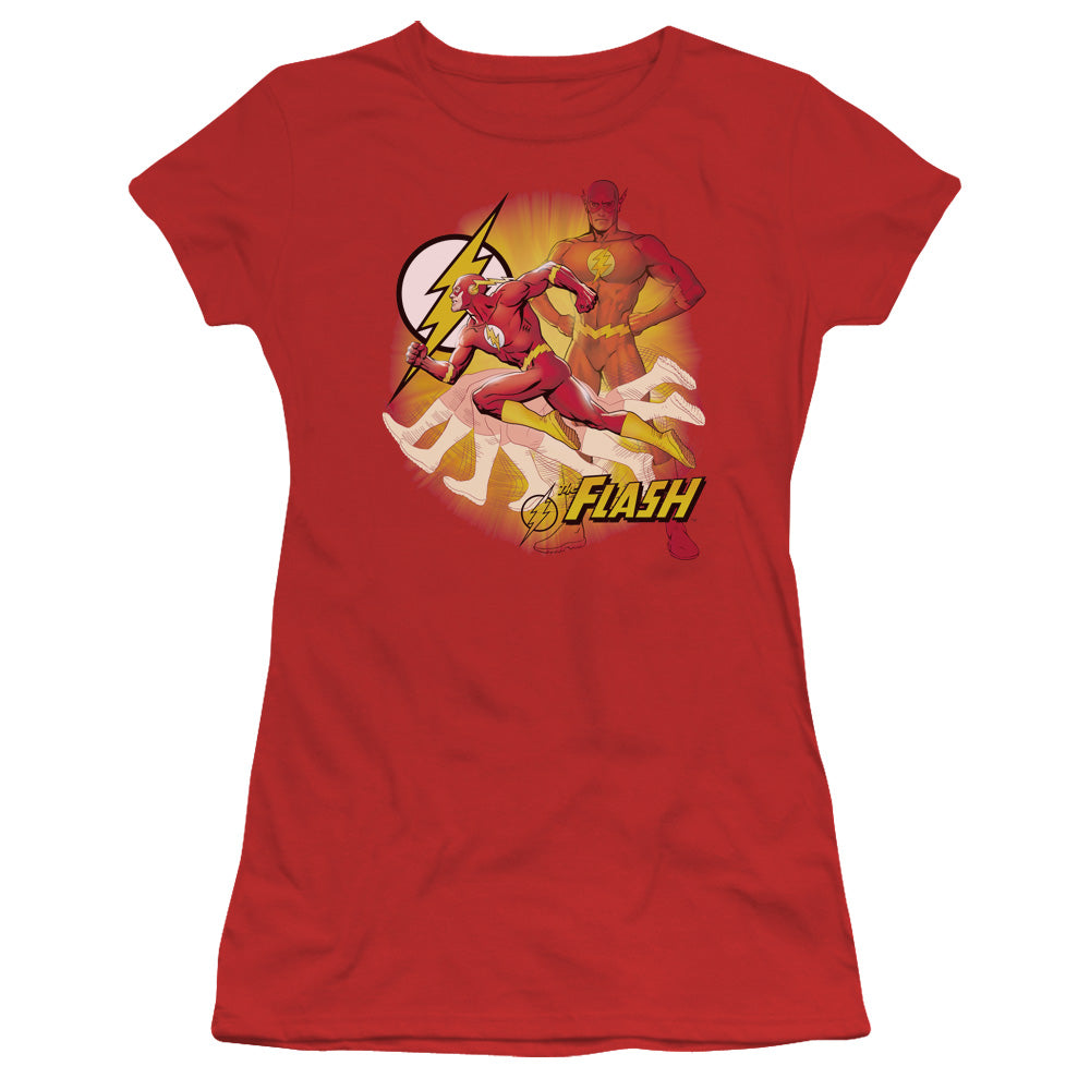JLA Lightning Fast Licensed Women's T-Shirt Juniors SM
