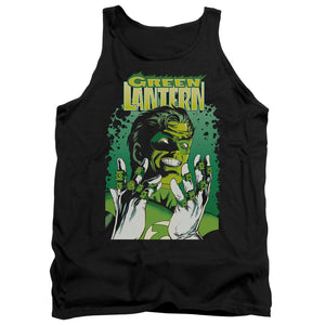 AN OFFCIALLY LICENSED JLA GL #49 COVER ADULT UNISEX TANK TOP BLACK