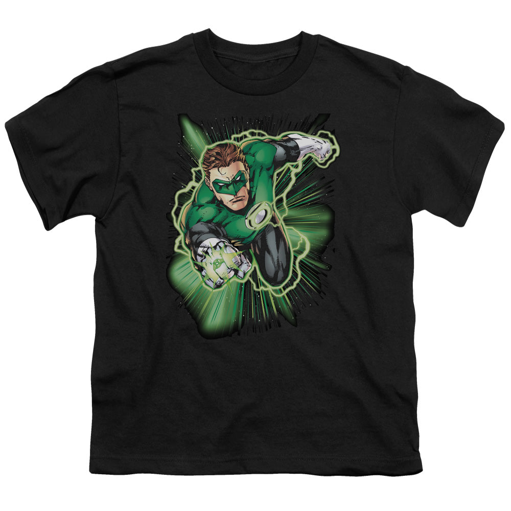 JLA Green Lantern Energy Licensed Kid's T-Shirt (Ages 4-7) XS-XL