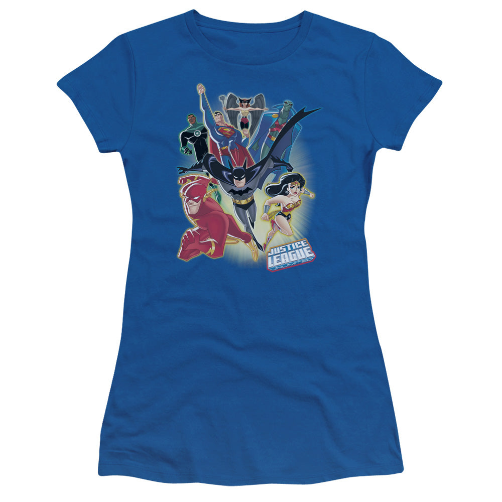 JLA Unlimited Licensed Women's T-Shirt Juniors MD-LG