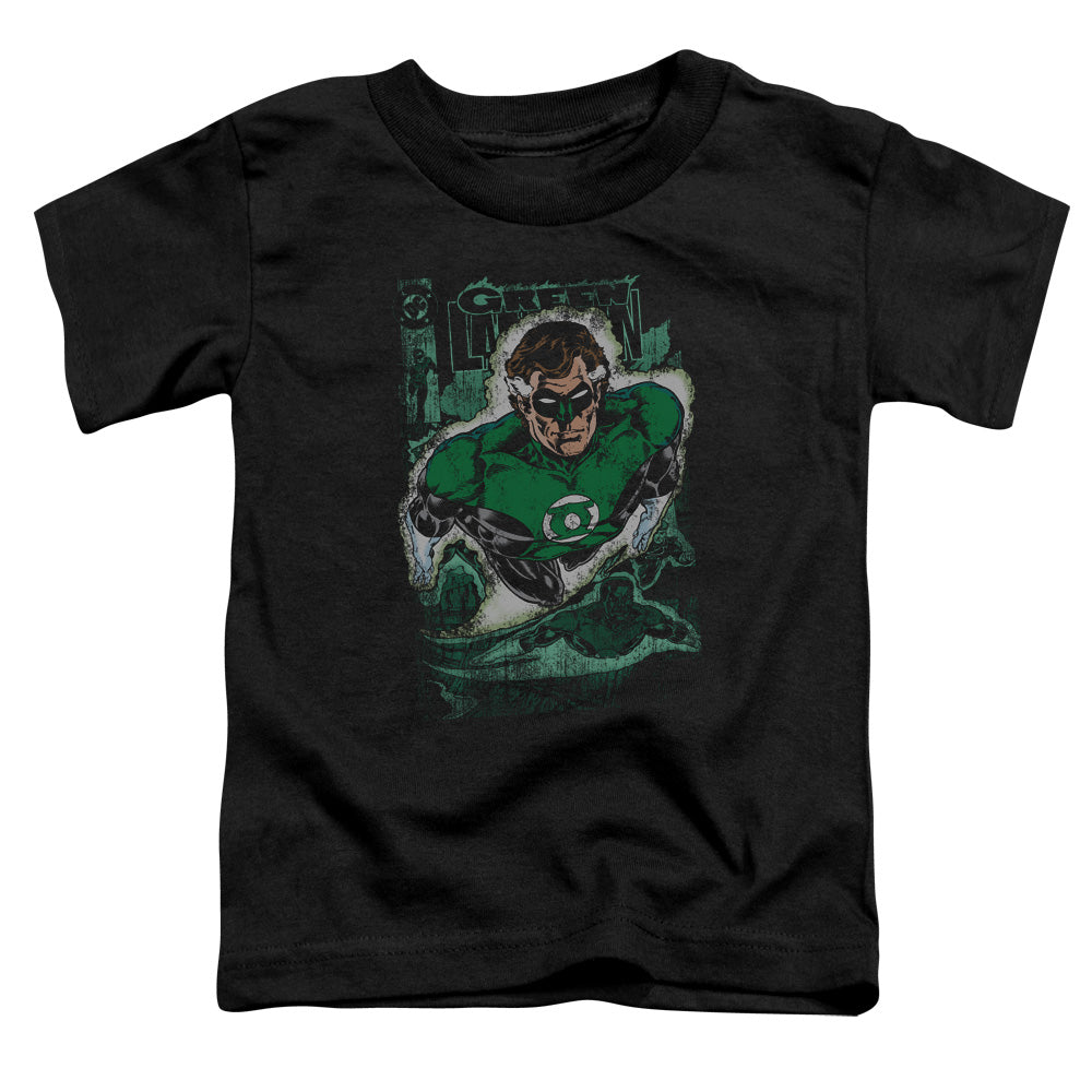 JLA Green Lantern #1 Distress Licensed Toddler T-Shirt SM-LG