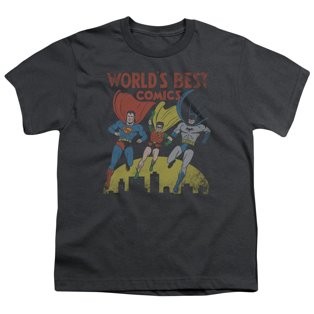 JLA Worlds Best Licensed Kid's T-Shirt (Ages 4-7) XS-XL