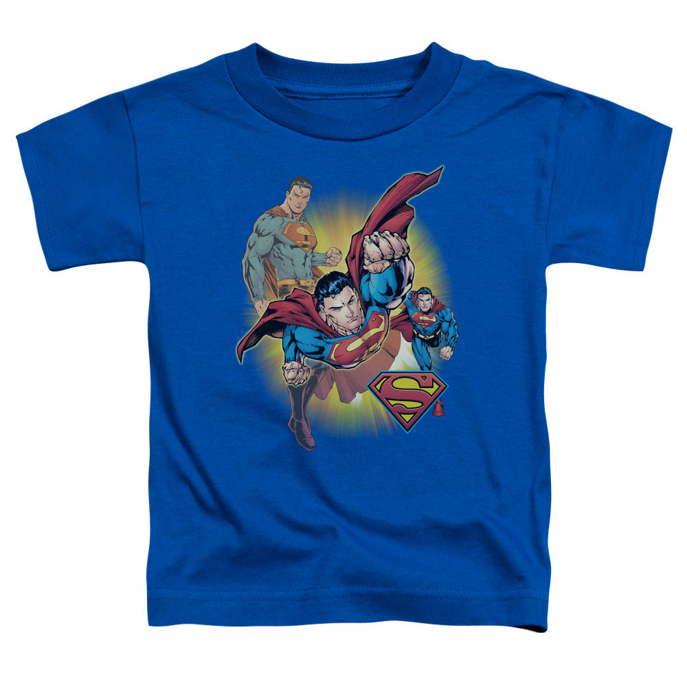 JLA Superman Collage Licensed Toddler T-Shirt SM-LG
