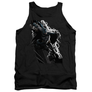 AN OFFCIALLY LICENSED JLA LIGHTING CRASHES ADULT UNISEX TANK TOP BLACK
