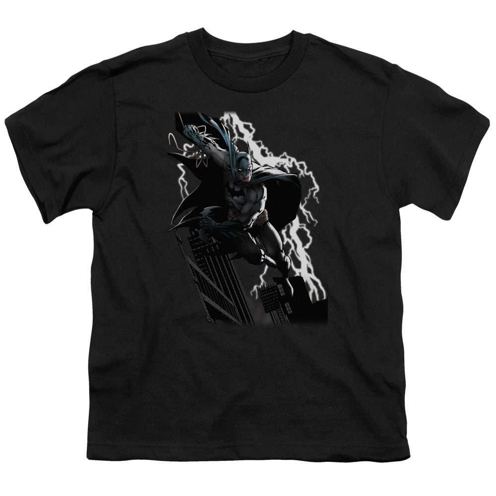 JLA Lighting Crashes Licensed Kid's T-Shirt (Ages 4-7) XS-XL