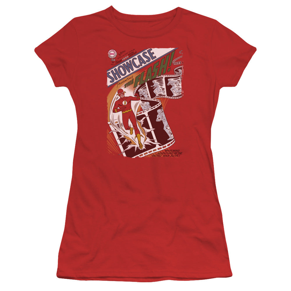 JLA Showcase #4 Cover Licensed Women's T-Shirt Juniors SM