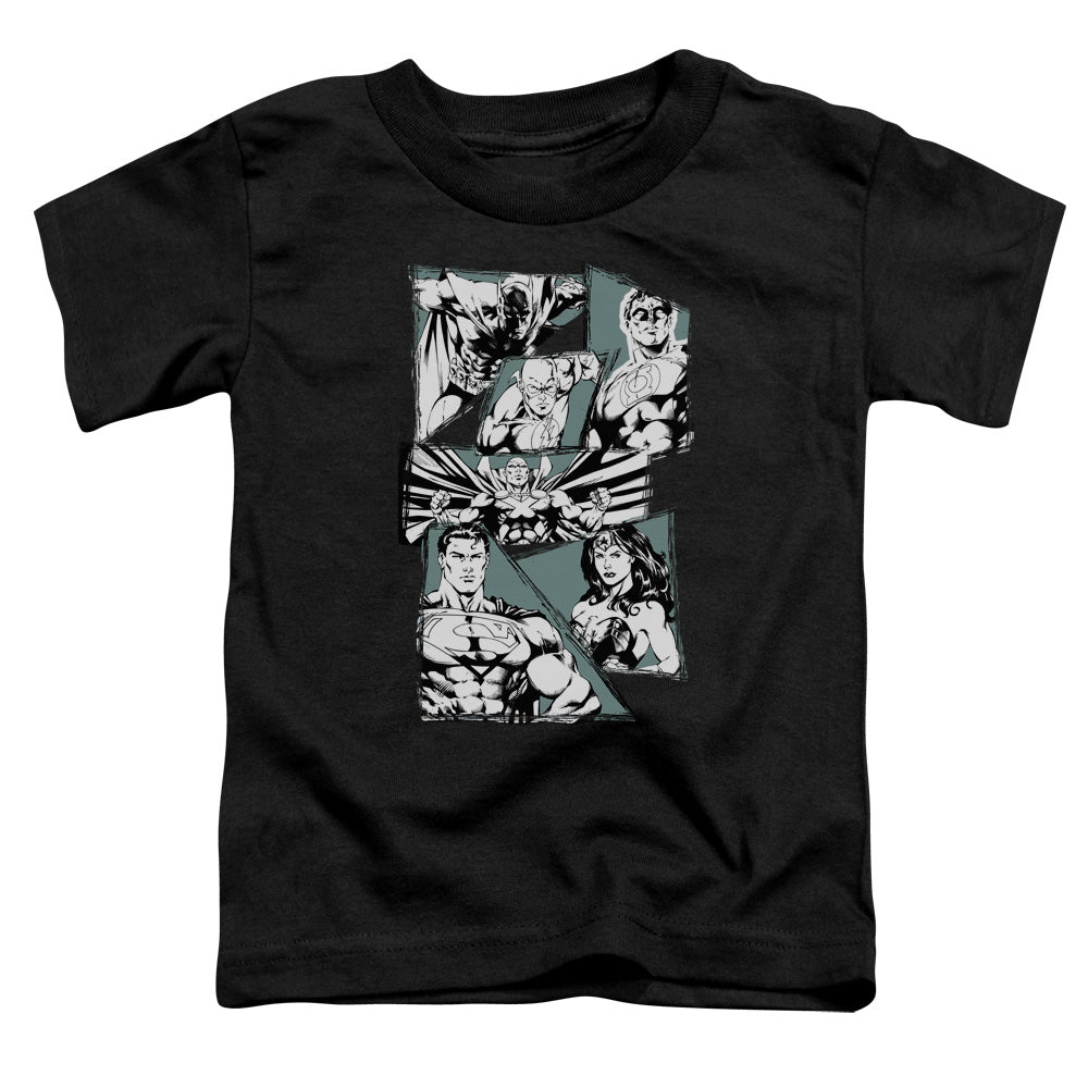 JLA A Mighty League Licensed Toddler T-Shirt LG