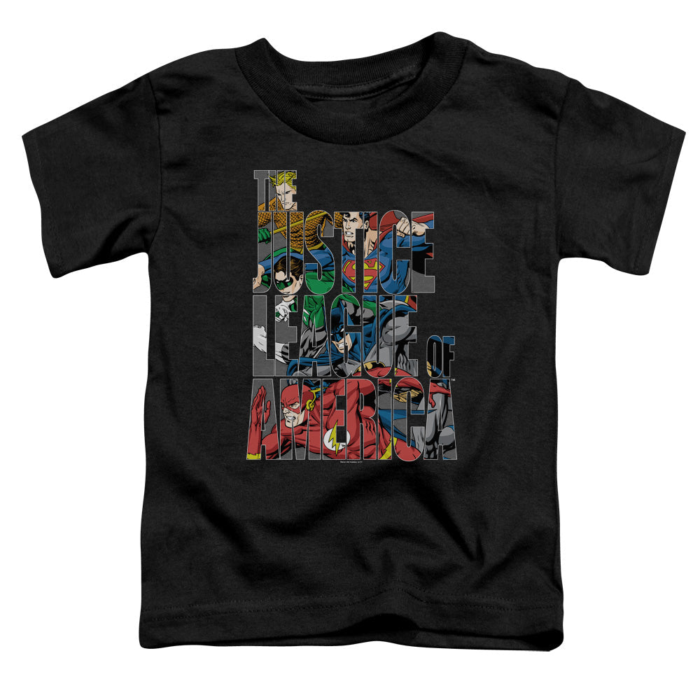 JLA Lettered League Licensed Toddler T-Shirt LG