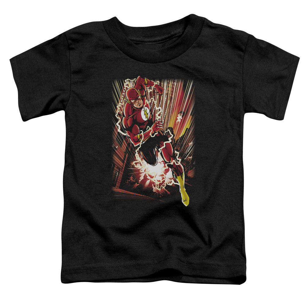 JLA Street Speed Licensed Toddler T-Shirt SM-LG