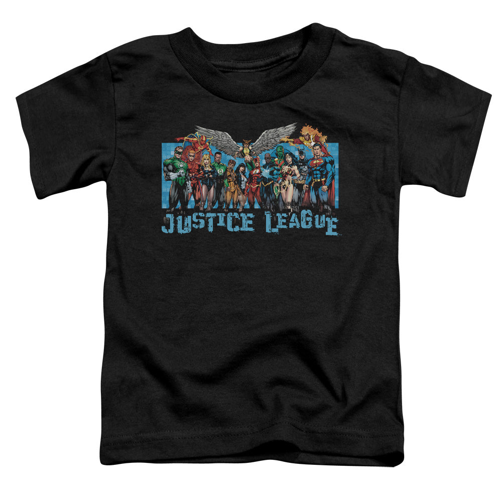 JLA League Lineup Licensed Toddler T-Shirt SM-LG