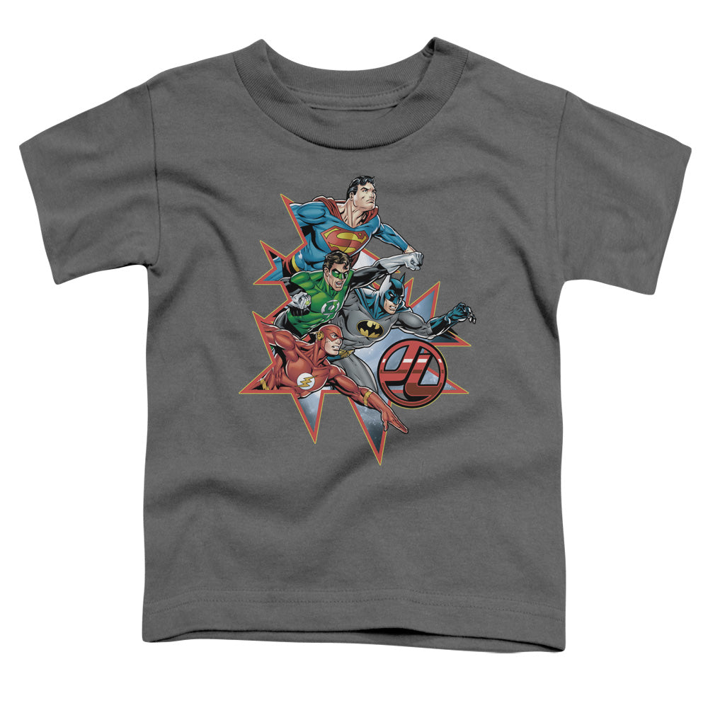 JLA Starburst Licensed Toddler T-Shirt SM-LG