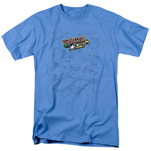 AN OFFCIALLY LICENSED JLA ON CALL MEN'S REGULAR FIT T-SHIRT CAROLINA BLUE