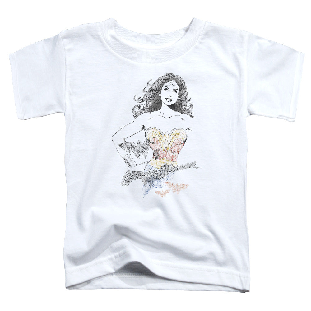 Dco Jla Wonder Squiggles Licensed Toddler T-Shirt LG-MD (