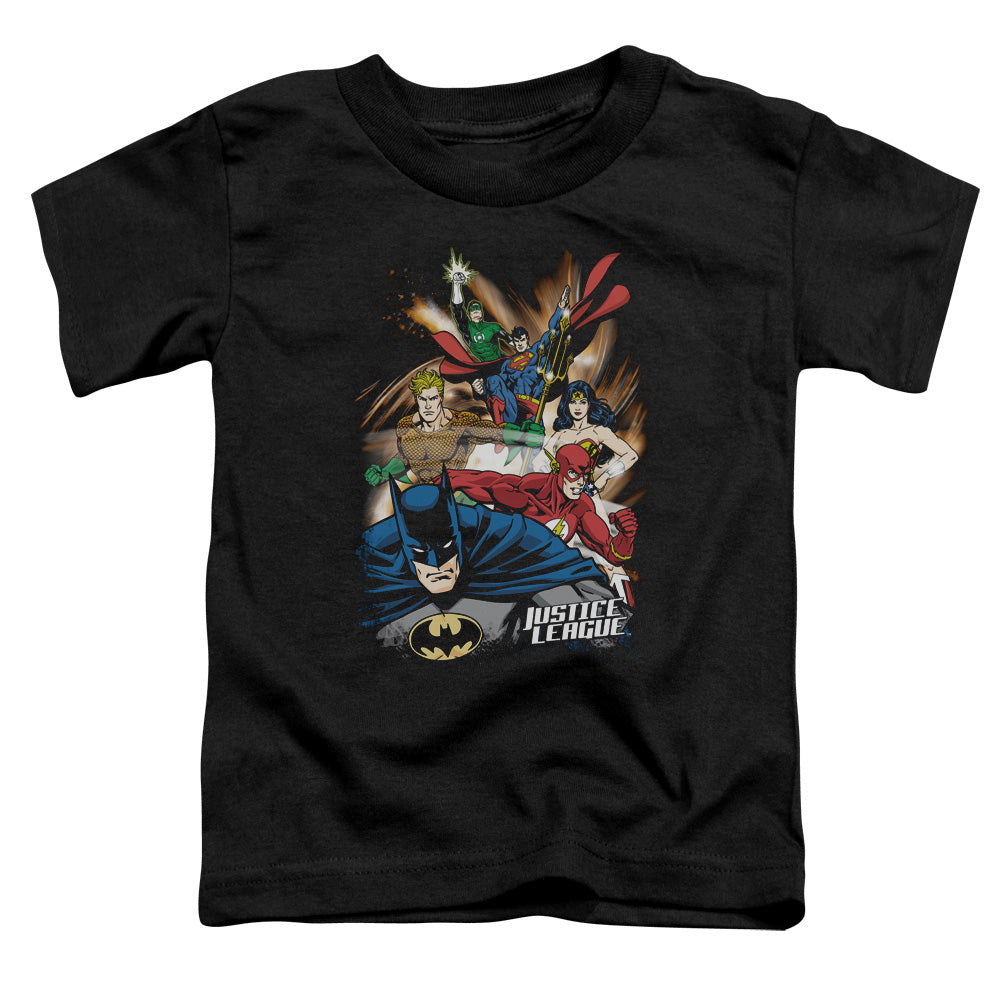 JLA Starburst Licensed Toddler T-Shirt SM-LG