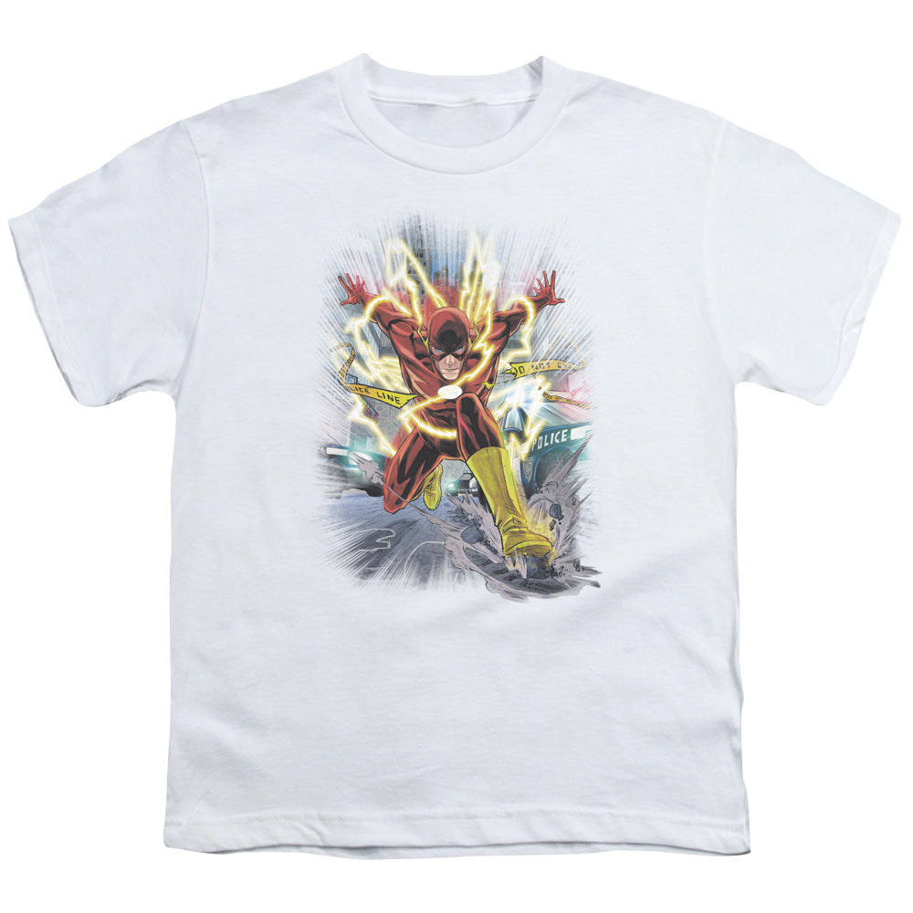 JLA Brightest Day Flash Licensed Kid's T-Shirt (Ages 4-7) XS-XL