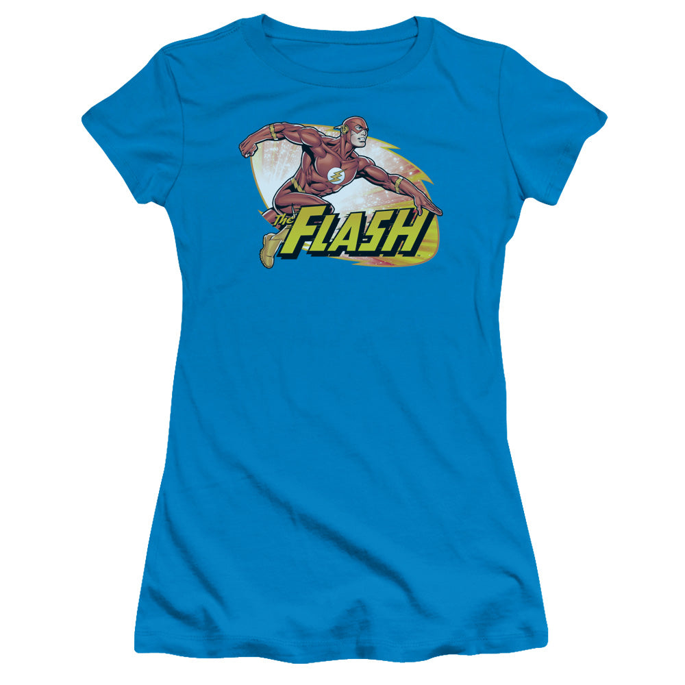 JLA Flash Zoom Licensed Women's T-Shirt Juniors SM-XL