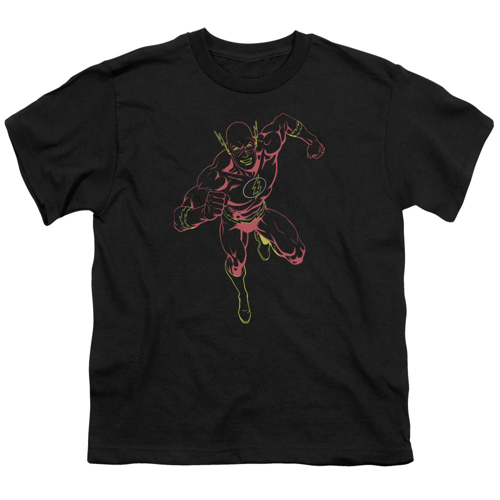 JLA Neon Flash Licensed Kid's T-Shirt (Ages 4-7) SM-LG