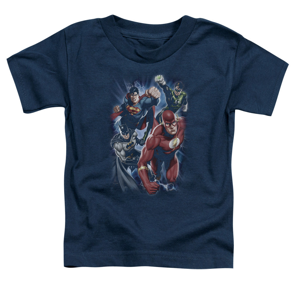 JLA Storm Chasers Licensed Toddler T-Shirt LG