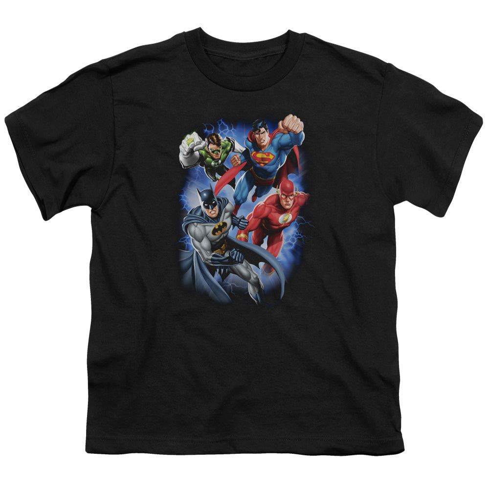 JLA Storm Makers Licensed Kid's T-Shirt (Ages 4-7) SM-LG