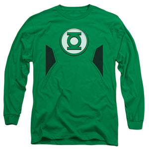 AN OFFCIALLY LICENSED JLA NEW GL UNIFORM MEN'S LONG SLEEVE T-SHIRT KELLY GREEN