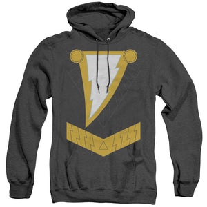 AN OFFCIALLY LICENSED JLA BLACK ADAM ADULT UNISEX HEATHER PULLOVER HOODIE BLACK