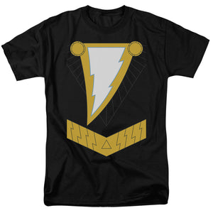AN OFFCIALLY LICENSED JLA BLACK ADAM MEN'S REGULAR FIT T-SHIRT BLACK