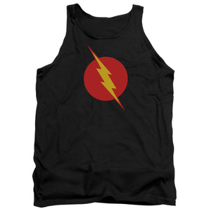 AN OFFCIALLY LICENSED JLA REVERSE FLASH ADULT UNISEX TANK TOP BLACK