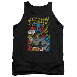 AN OFFCIALLY LICENSED JLA ULTIMATE SCARIFICE ADULT UNISEX TANK TOP BLACK