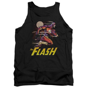 AN OFFCIALLY LICENSED JLA CITY RUN ADULT UNISEX TANK TOP BLACK