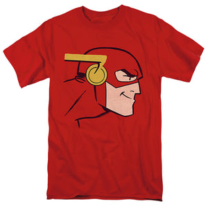 AN OFFCIALLY LICENSED JLA COOKE HEAD MEN'S REGULAR FIT T-SHIRT RED