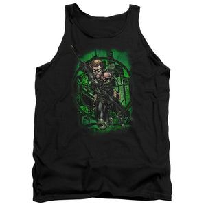 AN OFFCIALLY LICENSED JLA IN MY SIGHT ADULT UNISEX TANK TOP BLACK