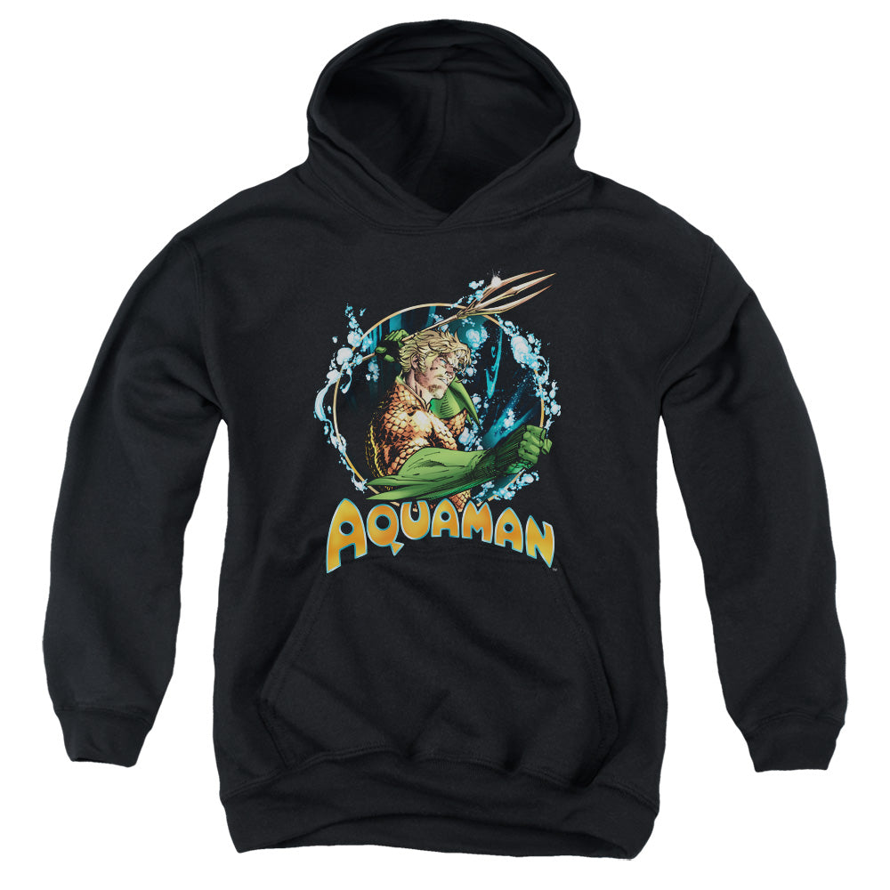 AN OFFCIALLY LICENSED JLA RULER OF THE SEAS YOUTH HOODIE BLACK