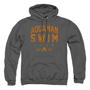 AN OFFCIALLY LICENSED JLA SWIN TEAM ADULT UNISEX PULLOVER HOODIE CHARCOAL
