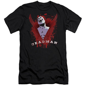 AN OFFCIALLY LICENSED JLA POSSESSION MEN'S PREMIUM SLIM FIT T-SHIRT BLACK