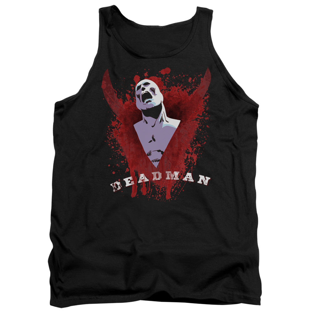 AN OFFCIALLY LICENSED JLA POSSESSION ADULT UNISEX TANK TOP BLACK