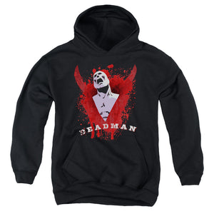 AN OFFCIALLY LICENSED JLA POSSESSION YOUTH HOODIE BLACK