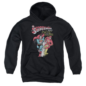 AN OFFCIALLY LICENSED JLA FASTEST YOUTH HOODIE BLACK