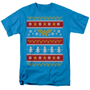 AN OFFCIALLY LICENSED DC WONDER WOMAN WONDER WOMAN CHRISTMAS SWEATER 

 

 MEN'S REGULAR FIT T-SHIRT TURQUOISE
