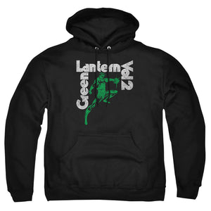 AN OFFCIALLY LICENSED GREEN LANTERN GREEN LANTERN VOL 2 ADULT UNISEX PULLOVER HOODIE BLACK