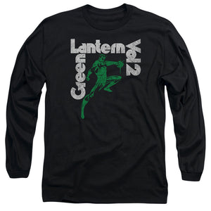 AN OFFCIALLY LICENSED GREEN LANTERN GREEN LANTERN VOL 2 MEN'S LONG SLEEVE T-SHIRT BLACK