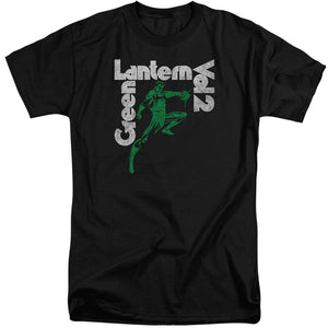 AN OFFCIALLY LICENSED GREEN LANTERN GREEN LANTERN VOL 2 MEN'S TALL FIT T-SHIRT BLACK