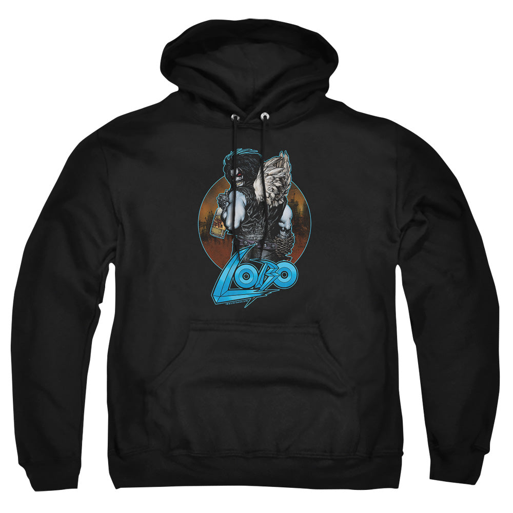 AN OFFCIALLY LICENSED JLA GUT ROT ADULT UNISEX PULLOVER HOODIE BLACK