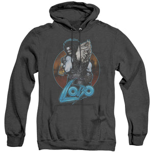 AN OFFCIALLY LICENSED JLA GUT ROT ADULT UNISEX HEATHER PULLOVER HOODIE BLACK