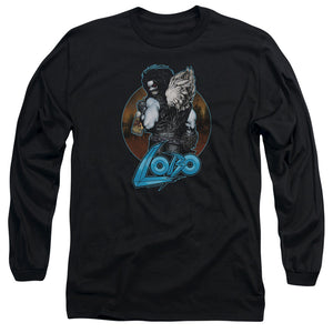 AN OFFCIALLY LICENSED JLA GUT ROT MEN'S LONG SLEEVE T-SHIRT BLACK