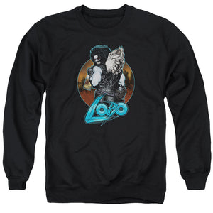 AN OFFCIALLY LICENSED JLA GUT ROT ADULT UNISEX CREWNECK SWEATSHIRT BLACK