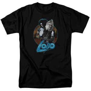 AN OFFCIALLY LICENSED JLA GUT ROT MEN'S REGULAR FIT T-SHIRT BLACK