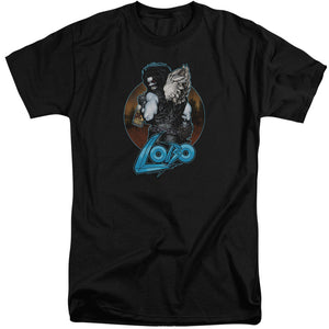 AN OFFCIALLY LICENSED JLA GUT ROT MEN'S TALL FIT T-SHIRT BLACK