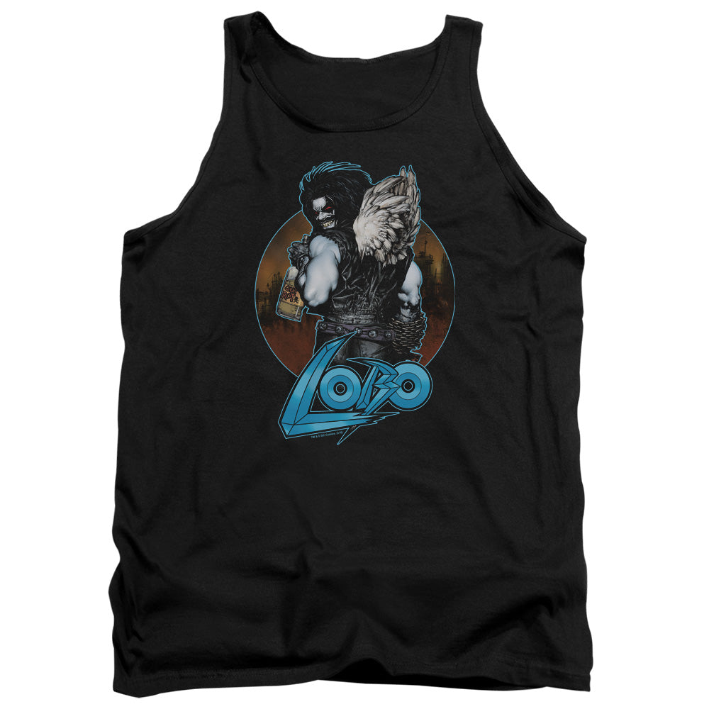 AN OFFCIALLY LICENSED JLA GUT ROT ADULT UNISEX TANK TOP BLACK